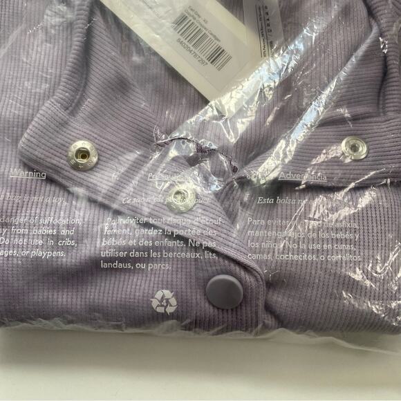 Outdoor Voices CozyRib Cropped Cardigan Earl Grey Size Small - Picture 4 of 6